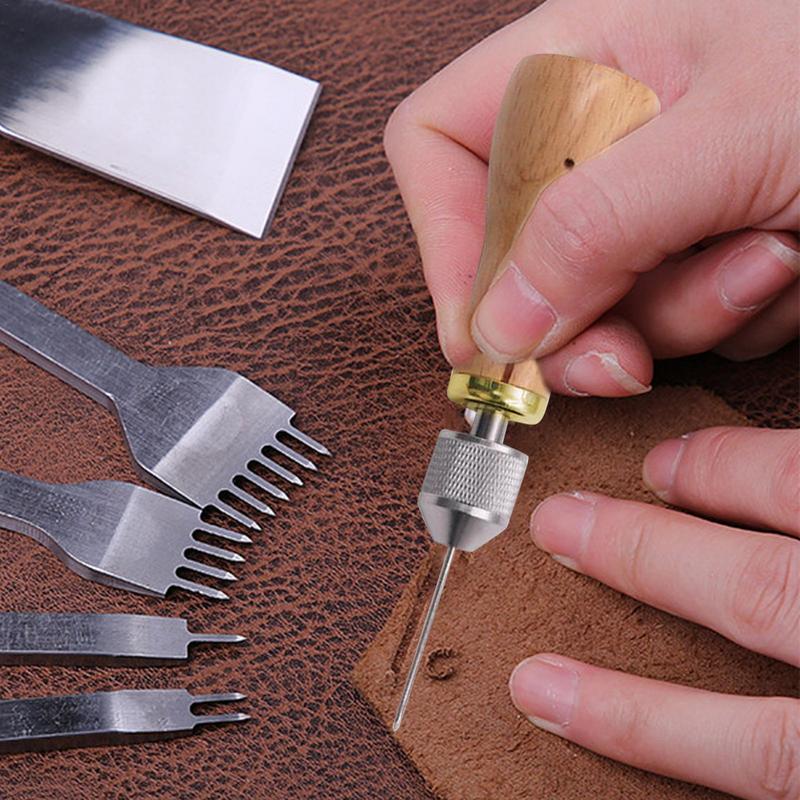 Beginner Leatherwork Kit - 가죽 작업 도구 키트 실내 장식