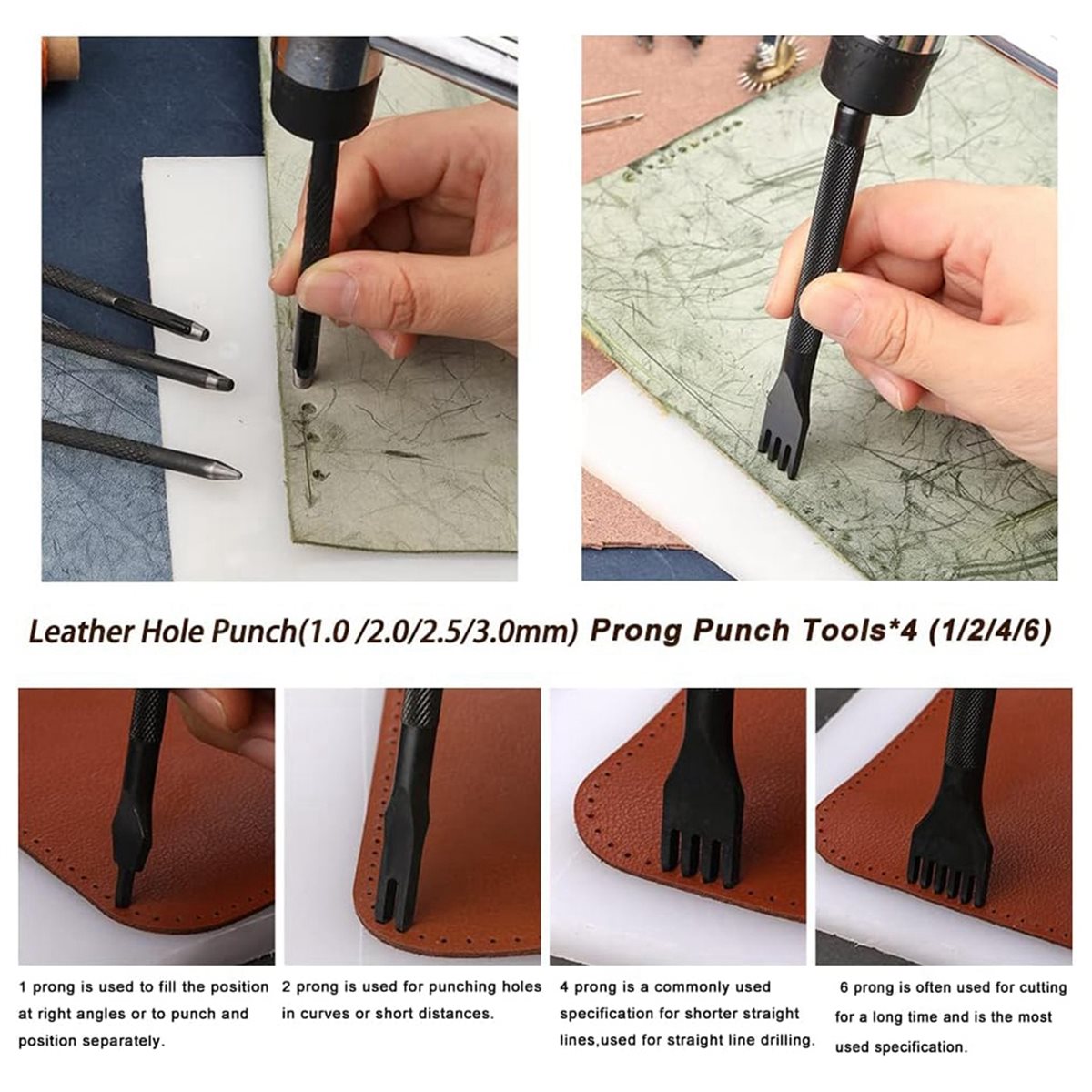 Beginner Leatherwork Kit - 66종 가죽 공예 도구 세트 (왁스칠한