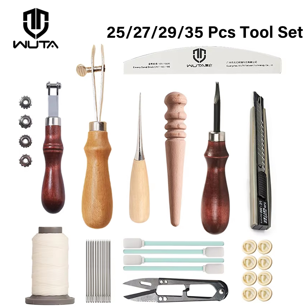Beginner Leatherwork Kit - WUTA 전문 가죽 공예 도구 키트