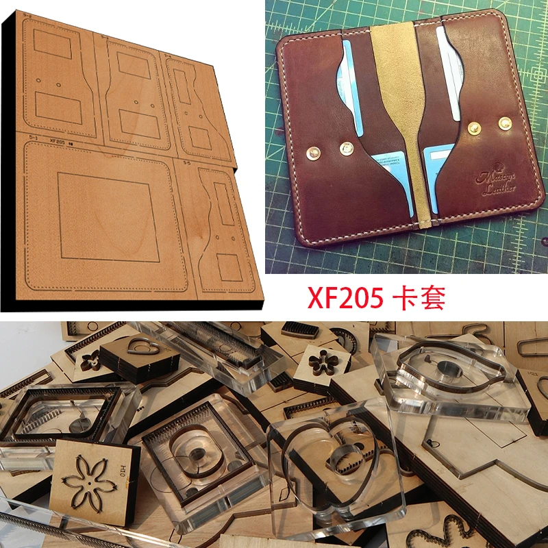 Leathercraft Japan - 일본 스틸 블레이드 나무 다이 카드