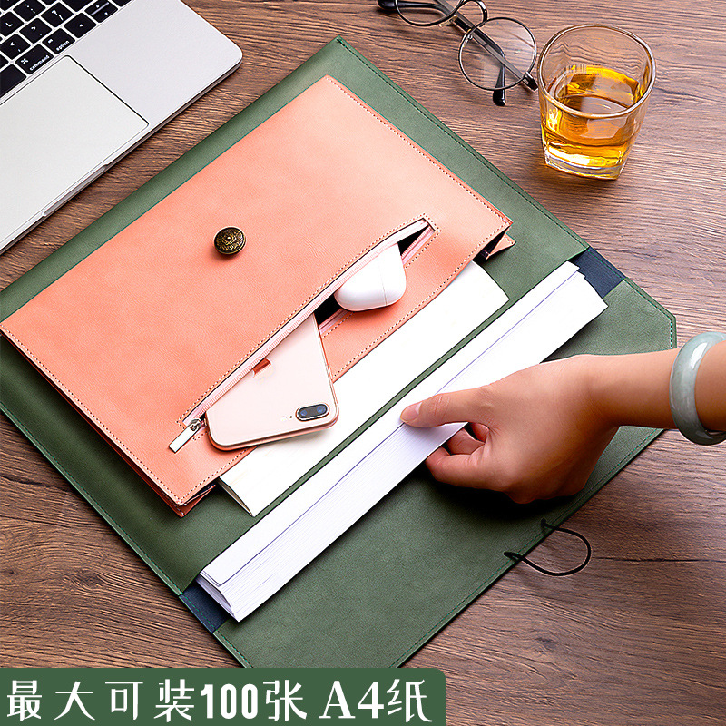 가죽 파일 가방 A4 종이 파일 가방 폴더 가방 정보  - Leather Work Folder 리뷰 및 가격