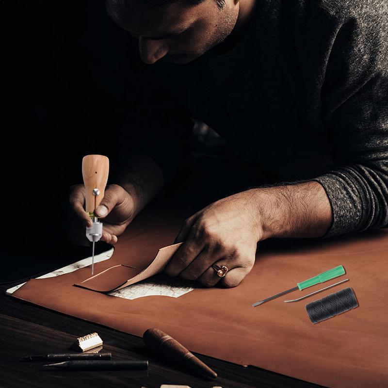 가죽 작업 도구 키트 실내 장식 수리 바늘 용품 초보자 - Beginner Leatherwork Kit 리뷰 및 가격