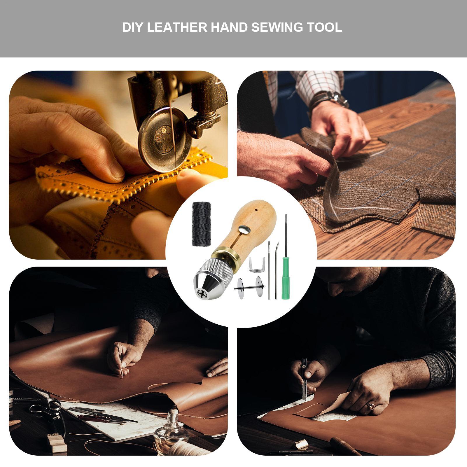 가죽 작업 도구 키트 실내 장식 수리 바늘 용품 초보자 - Beginner Leatherwork Kit 리뷰 및 가격