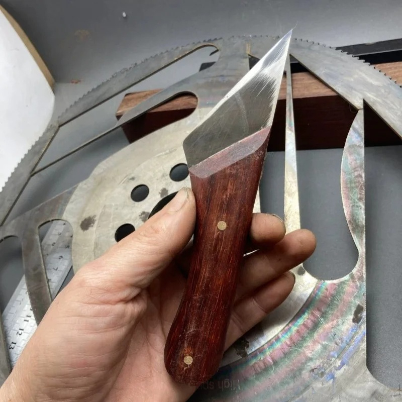 17CM 고속강 가죽 절단칼 나무 손잡이 수제 DIY  - Leatherwork Projects 리뷰 및 가격