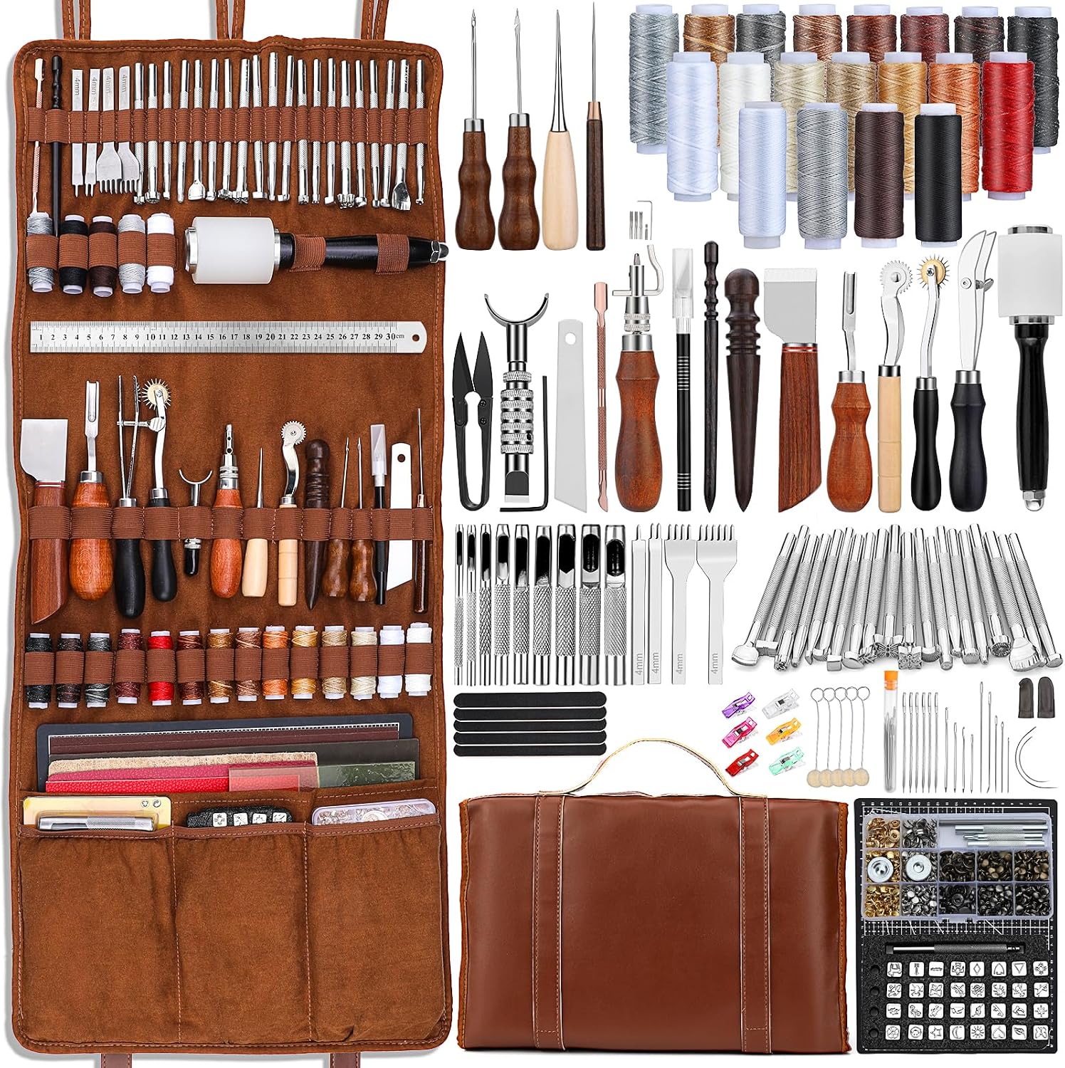 가죽 공예 도구 세트, 가죽 가공 키트, 맞춤형 핸드백 - Leather Works 리뷰 및 가격