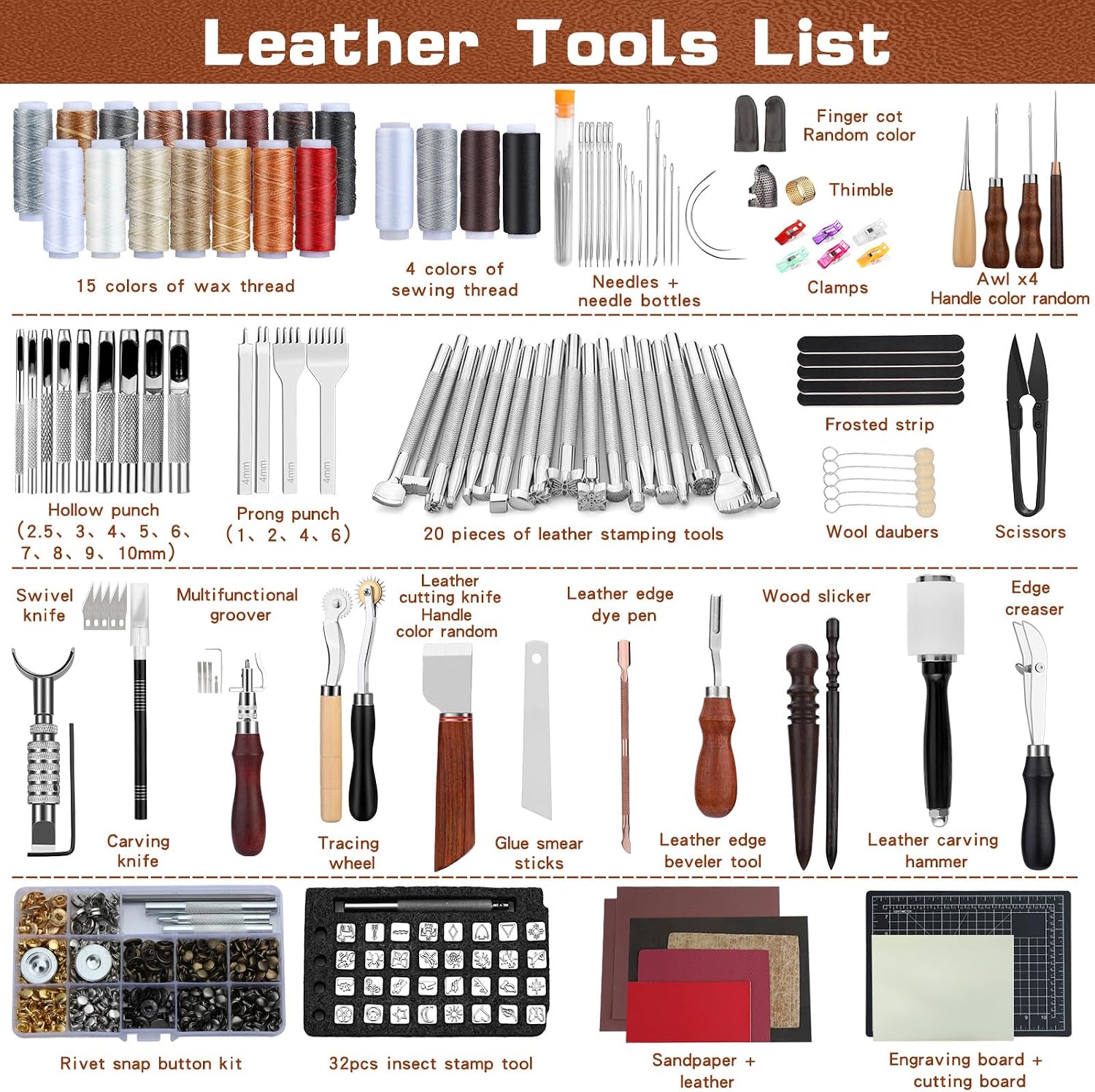 가죽 공예 도구 세트, 가죽 가공 키트, 맞춤형 핸드백 - Leather Works 리뷰 및 가격