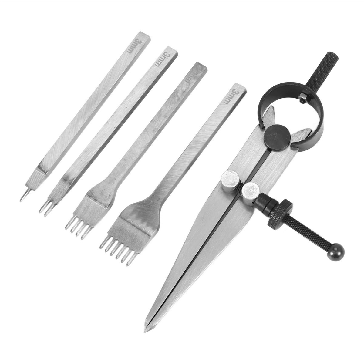 A1750Z 가죽 치즐 세트, 프롱 레이싱 스티칭 치즐 - Wing Divider Stitch 리뷰 및 가격
