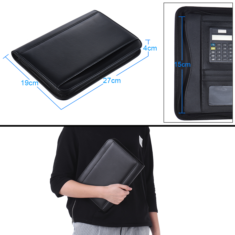 비즈니스 포트폴리오 폴더 문서 케이스 정리함 A5 PU - Leather Work Folder 리뷰 및 가격
