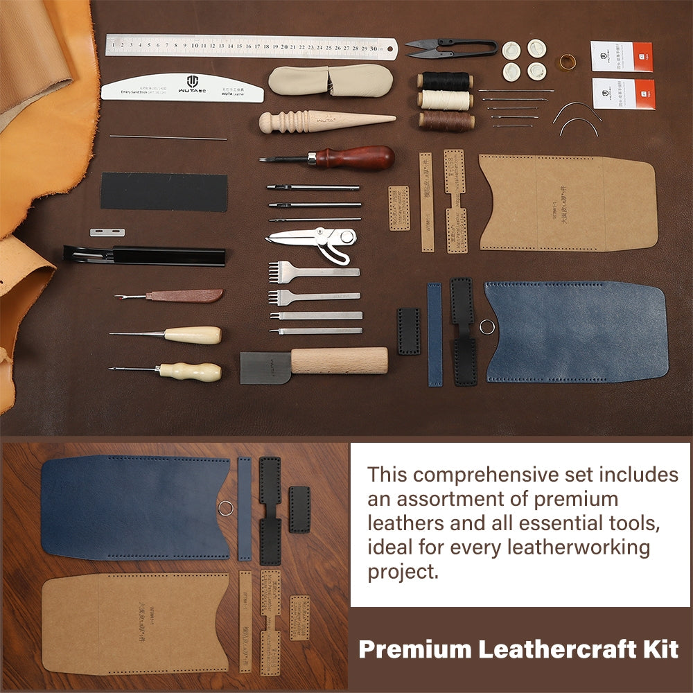 WUTA 63/74PCS 초보자를 위한 가죽 공예 작업 - Beginner Leatherwork Kit 리뷰 및 가격