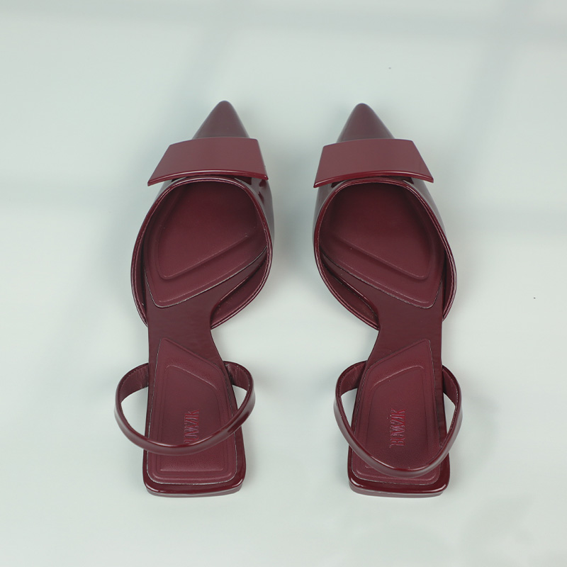 브랜드 특허 가죽 여름 여성 플랫 샌들 우아한 지적 사 - Leather Work Dress 리뷰 및 가격