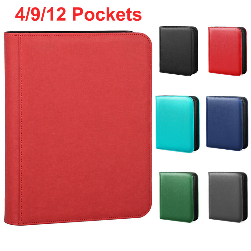 9/12 포켓 가죽 트레이딩 카드 앨범 폴더 - 360 - Leather Work Folder 리뷰 및 가격