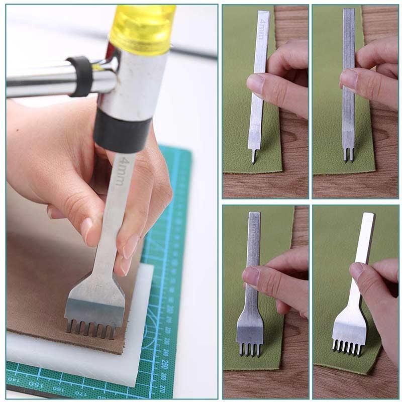 초보자를 위한 25종 가죽 공예 도구 세트, 30M 왁 - Beginner Leatherwork Kit 리뷰 및 가격