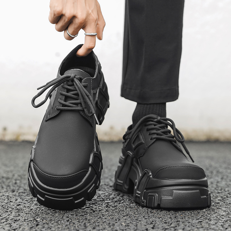 남성용 플랫폼 가죽 신발, 정장 원피스 신발, 플러스  - Leather Work Dress 리뷰 및 가격