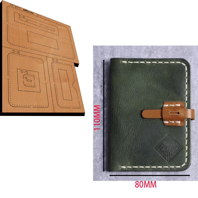 일본 스틸 블레이드 목재 다이 빈티지 지갑, 가죽 공예 - Leathercraft Japan 리뷰 및 가격