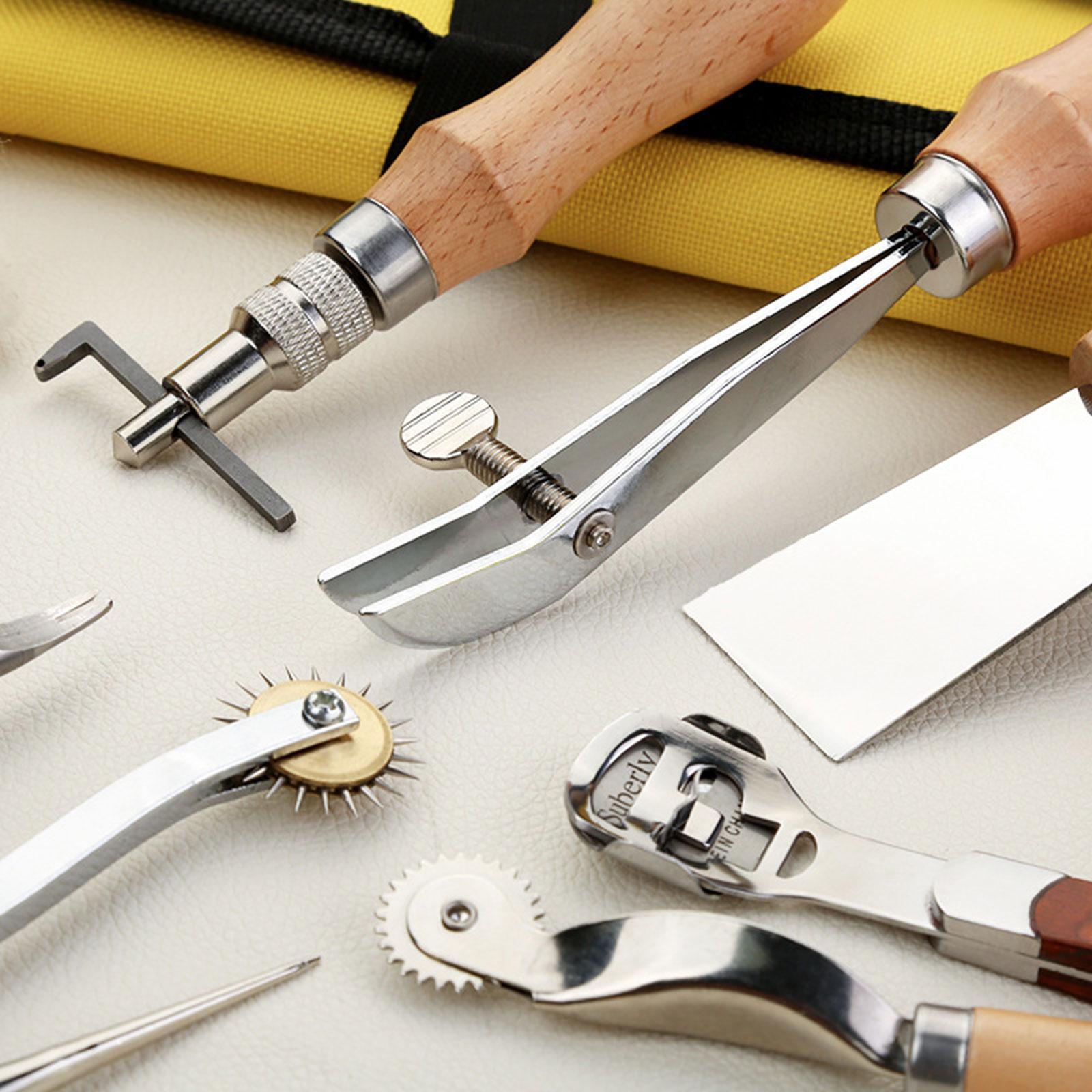 29x PU 가죽 작업 키트 장비 액세서리 PU 가죽  - Beginner Leatherwork Kit 리뷰 및 가격