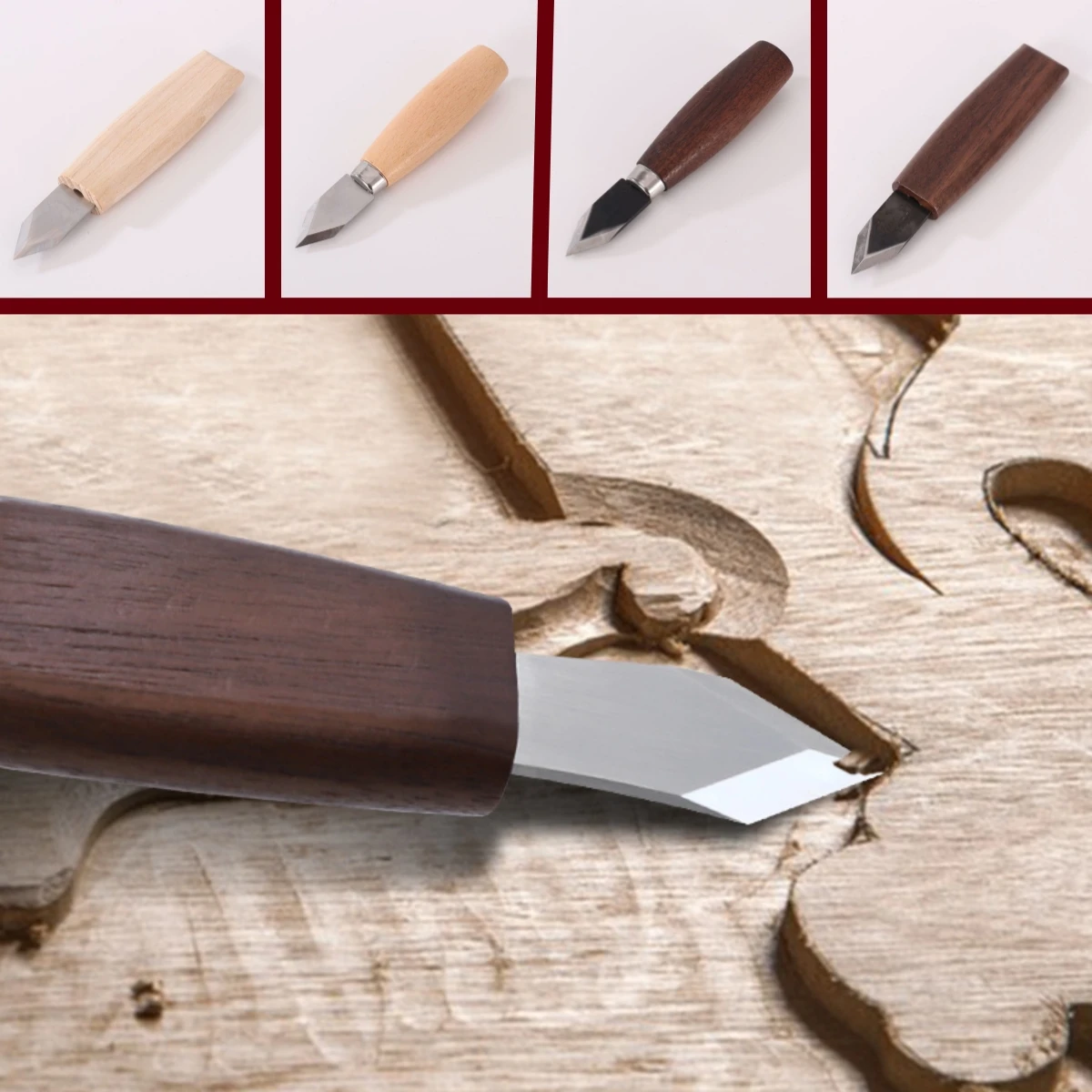 이중 베벨 마킹 나이프 강철 블레이드 스트라이킹 나이프 - Leatherwork Knife Sheath 리뷰 및 가격