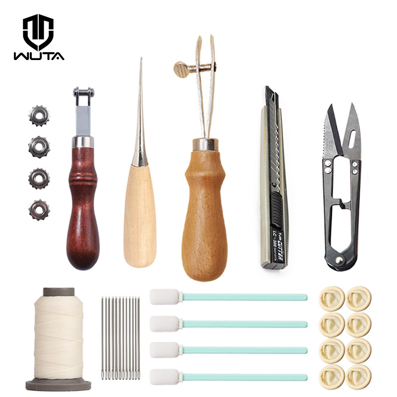 WUTA 전문 가죽 공예 도구 키트 손 바느질 스티치  - Beginner Leatherwork Kit 리뷰 및 가격