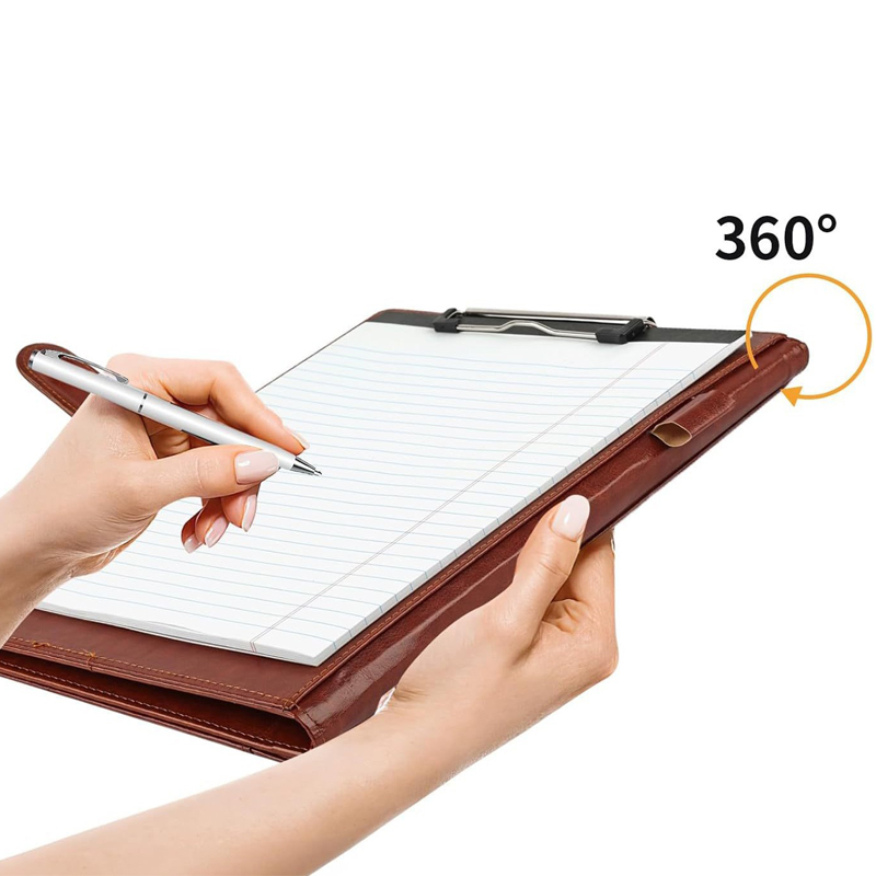 다기능 A4 가죽 컨퍼런스 폴더, 내장형 펜 홀더, 비 - Leather Work Folder 리뷰 및 가격