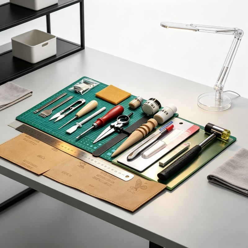 DIY 가죽 공예 스타터 세트, 전문가용 초보자 도구  - Beginner Leatherwork Kit 리뷰 및 가격